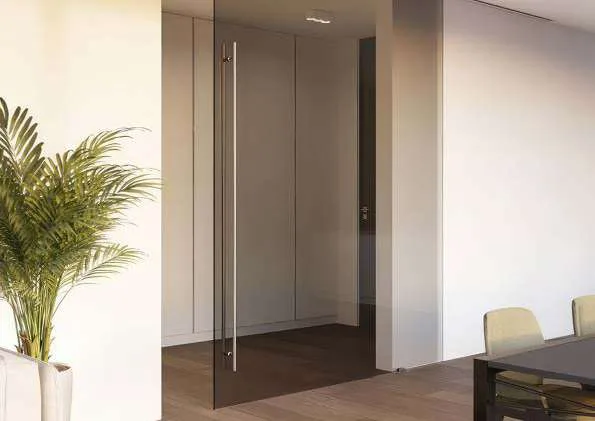 Portes entièrement vitrées